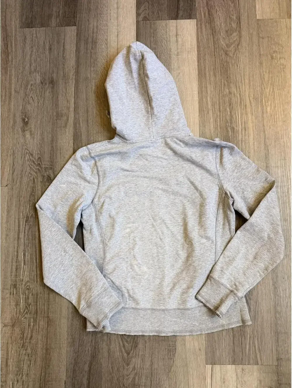 Vintage Gray Polo Jeans Ralph Lauren zip up hoodie sz M